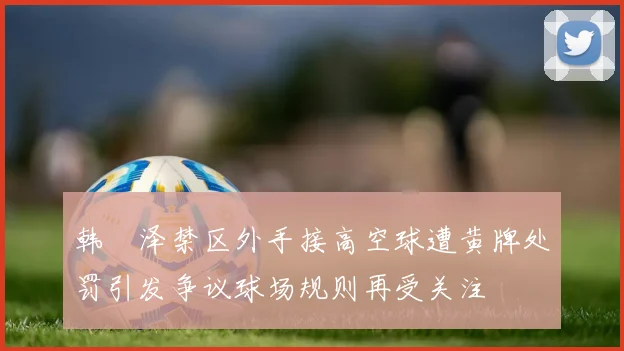 韩镕泽禁区外手接高空球遭黄牌处罚引发争议球场规则再受关注